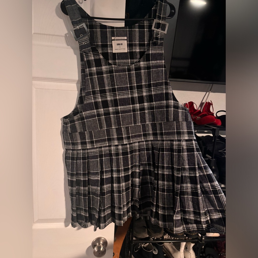 UO Anna Sui plaid dress Medium
